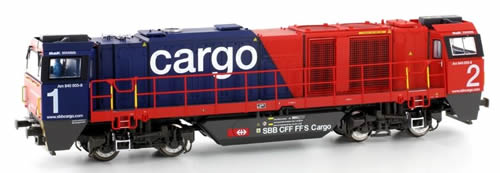 Kato HobbyTrain Lemke 58771 - Swiss Diesel Locomotive G2000 BB AM840 Cargo of the SBB